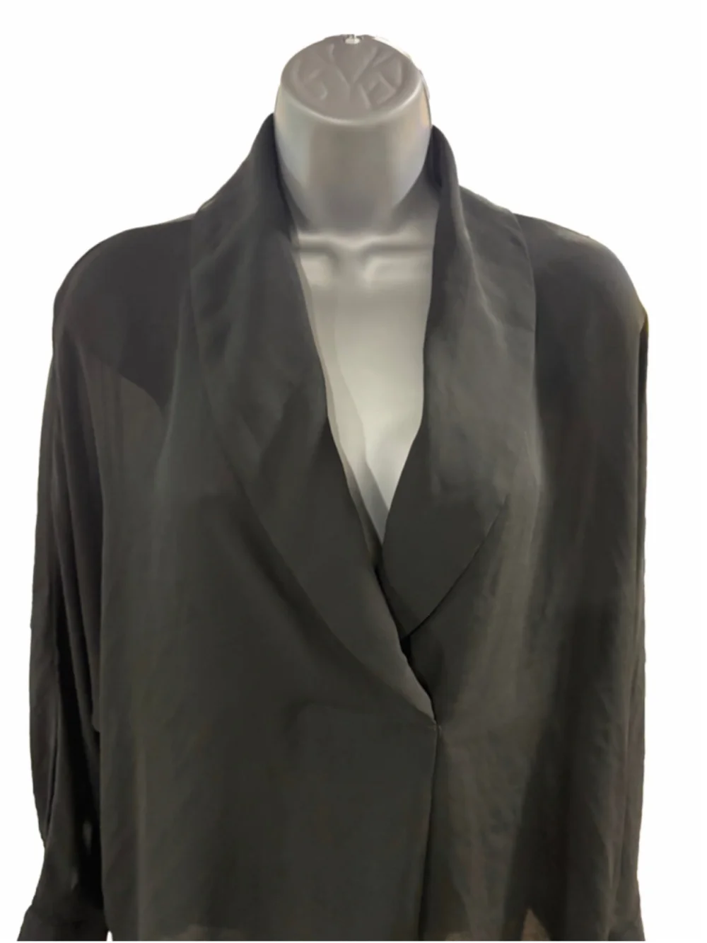 15. Women's Böhme Black Blouse Size M - Picture 3 of 8